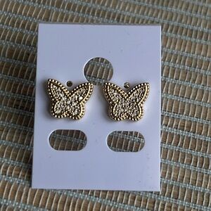 ⭐️-Gold Butterfly Stud Earrings